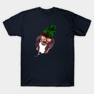 Hipster looking Up T-Shirt